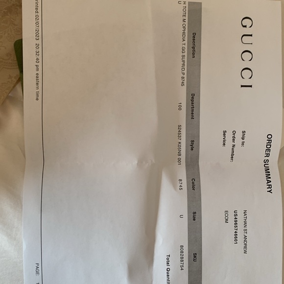 Gucci Ophidia Medium Top Handle Bag - Picture 13 of 16